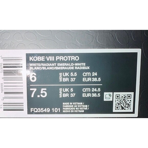 (NEW) NIKE KOBE 8 PROTO “ RADIANT EMERALD “ 6M/7.5W main image 6